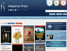 Tablet Screenshot of hesperuspress.com